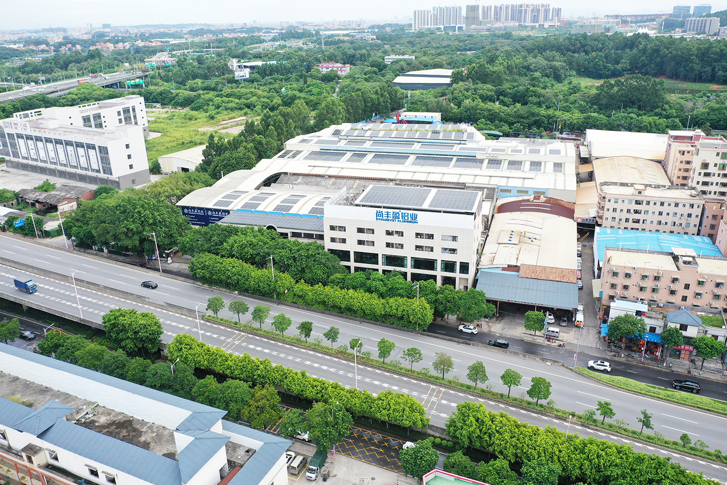 In-House Manufacturing Facility Aerial View